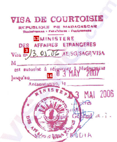 Madagaskar Visa