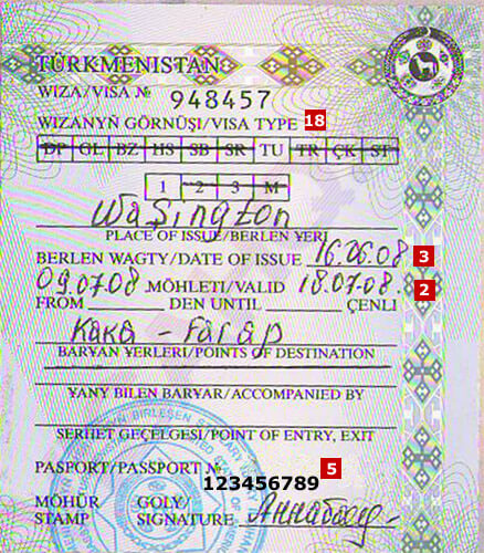 Turkmenistan Visa