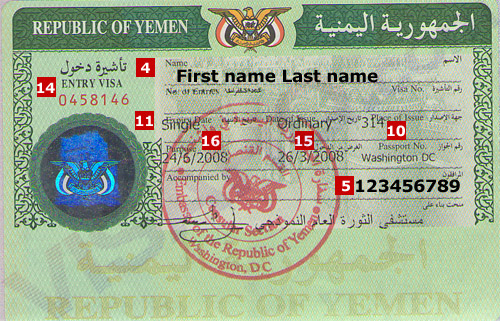 Yaman Visa